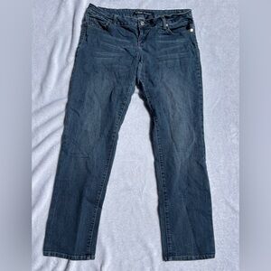 Slim Straight Women's Jeans in Dark Blue